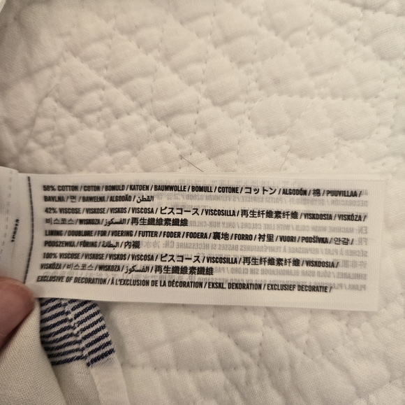 Madewell Texture & Thread Smocked Dress in Stripe - Picture 4 of 5